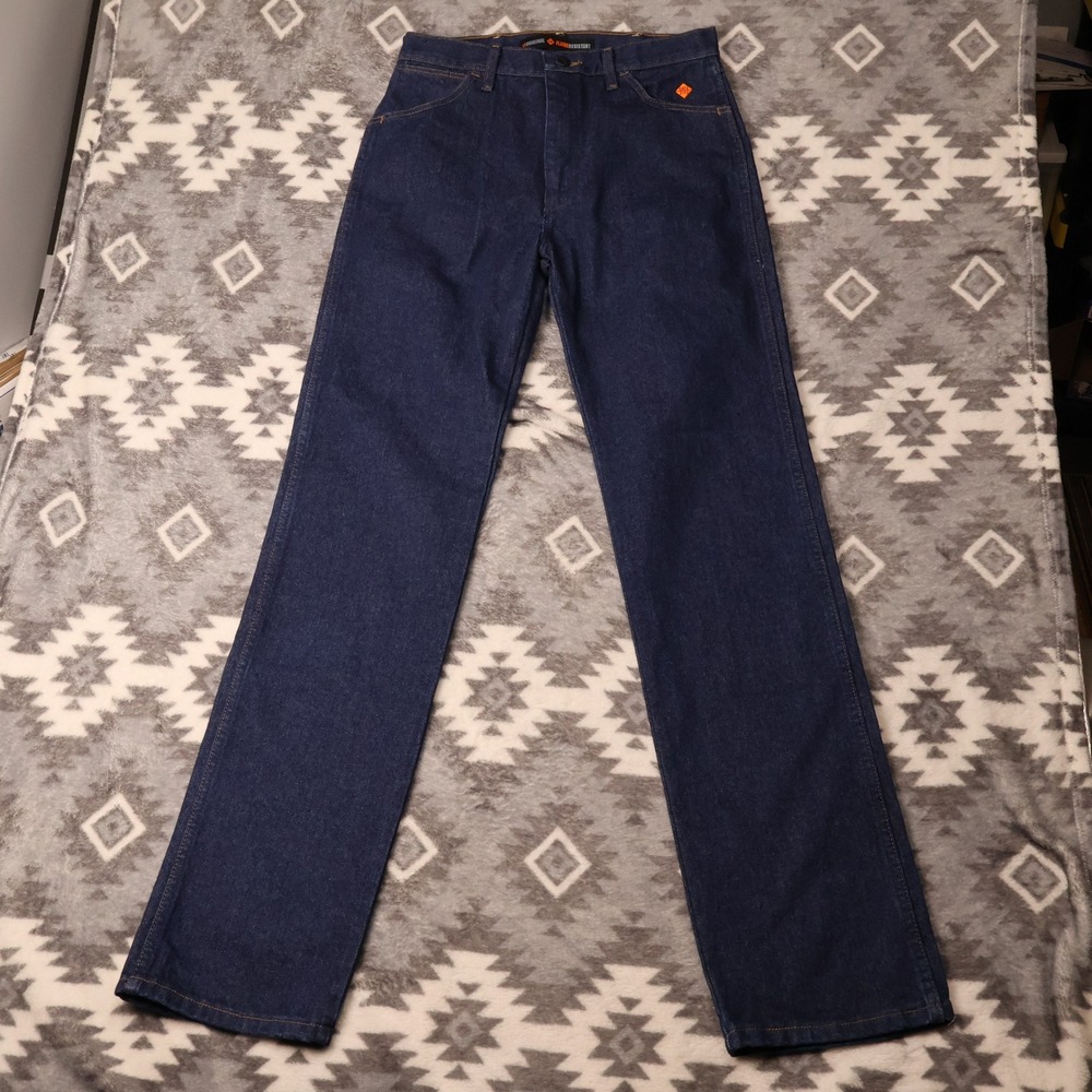 Wrangler FR Flame Resistant Jeans 32x36 Indigo Blue FR13MWZ CAT2 Work Pants